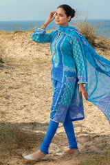 UAE-3 Piece Printed Lawn Suit CL-62148 B