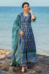 UAE-3 Piece Printed Lawn Suit CL-62149 B