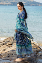 UAE-3 Piece Printed Lawn Suit CL-62149 B