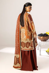 UAE-3 Piece Printed Lawn Suit with Dupatta CL-62152