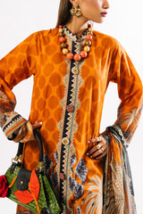 UAE-3 Piece Printed Lawn Suit with Dupatta CL-62156