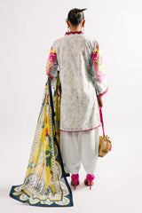 UAE-3 Piece Printed Lawn Suit with Dupatta CL-62161