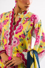 UAE-3 Piece Printed Lawn Suit with Dupatta CL-62161