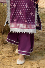 UAE-3 Piece Printed Lawn Suit CL-62168 A