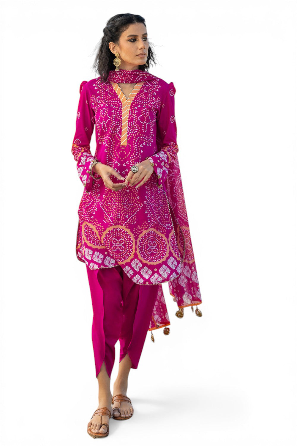 UAE-3 Piece Printed Lawn Suit CL-62170 B