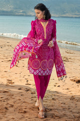 UAE-3 Piece Printed Lawn Suit CL-62170 B