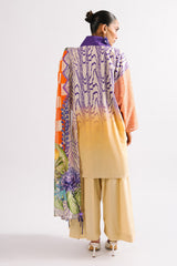 UAE-3 Piece Printed Lawn Suit with Dupatta CL-62172