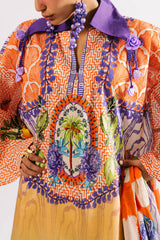 UAE-3 Piece Printed Lawn Suit with Dupatta CL-62172