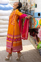 UAE-3 Piece Printed Lawn Suit CL-62173 A