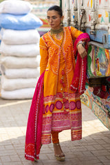 UAE-3 Piece Printed Lawn Suit CL-62173 A