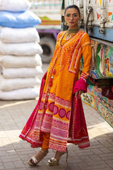 UAE-3 Piece Printed Lawn Suit CL-62173 A