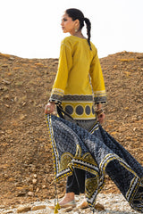 UAE-3 Piece Printed Lawn Suit CL-62173 B