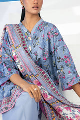 UAE-3 Piece Printed Lawn Suit CL-62205 A