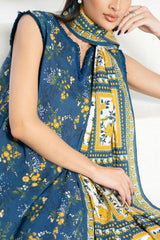 UAE-3 Piece Printed Lawn Suit CL-62205 B