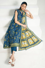 UAE-3 Piece Printed Lawn Suit CL-62205 B