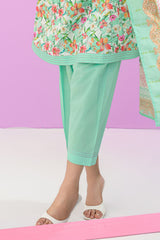 UAE-3 Piece Printed Lawn Suit and Dyed Trouser  CL-62292 A
