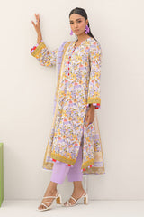UAE-3 Piece Printed Lawn Suit and Dyed Trouser  CL-62292 B