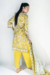 UAE-3 Piece Printed Lawn Suit