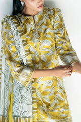 UAE-3 Piece Printed Lawn Suit