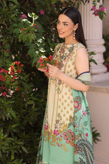 UAE-3 Piece Printed Lawn Suit
