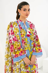 UAE-3 Piece Printed Lawn Suit