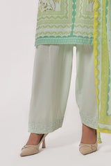 UAE-3 Piece Printed Lawn Suit