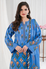 UAE-3 Piece Printed Lawn Suit