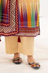 UAE-3 Piece Printed Lawn Suit