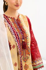 UAE-3 Piece Printed Lawn Suit