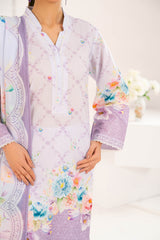 UAE-3 Piece Printed Lawn Suit