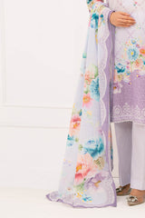 UAE-3 Piece Printed Lawn Suit