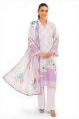 UAE-3 Piece Printed Lawn Suit