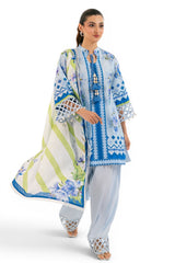 UAE-3 Piece Printed Lawn Suit
