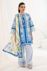 UAE-3 Piece Printed Lawn Suit