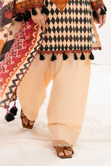 UAE-3 Piece Printed Lawn Suit