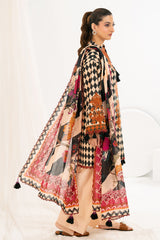 UAE-3 Piece Printed Lawn Suit