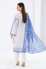 UAE-3 Piece Printed Lawn Suit