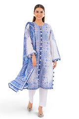 UAE-3 Piece Printed Lawn Suit