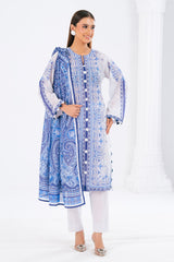 UAE-3 Piece Printed Lawn Suit