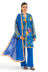 UAE-3 Piece Printed Lawn Suit