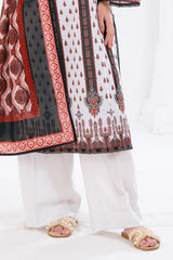 UAE-3 Piece Printed Lawn Suit