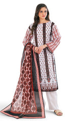 UAE-3 Piece Printed Lawn Suit