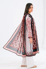 UAE-3 Piece Printed Lawn Suit