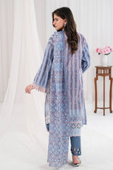 UAE-3 Piece Printed Lawn Suit