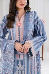UAE-3 Piece Printed Lawn Suit
