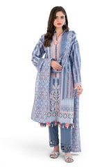 UAE-3 Piece Printed Lawn Suit