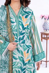 UAE-3 Piece Printed Lawn Suit