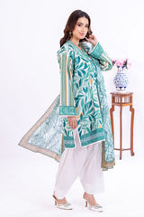UAE-3 Piece Printed Lawn Suit