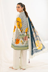 UAE-3 Piece Printed Lawn Suit