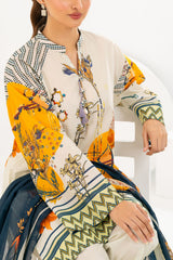 UAE-3 Piece Printed Lawn Suit